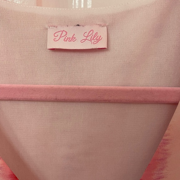 Pink Lily Women's Striped V-Neck Dress - Picture 4 of 5